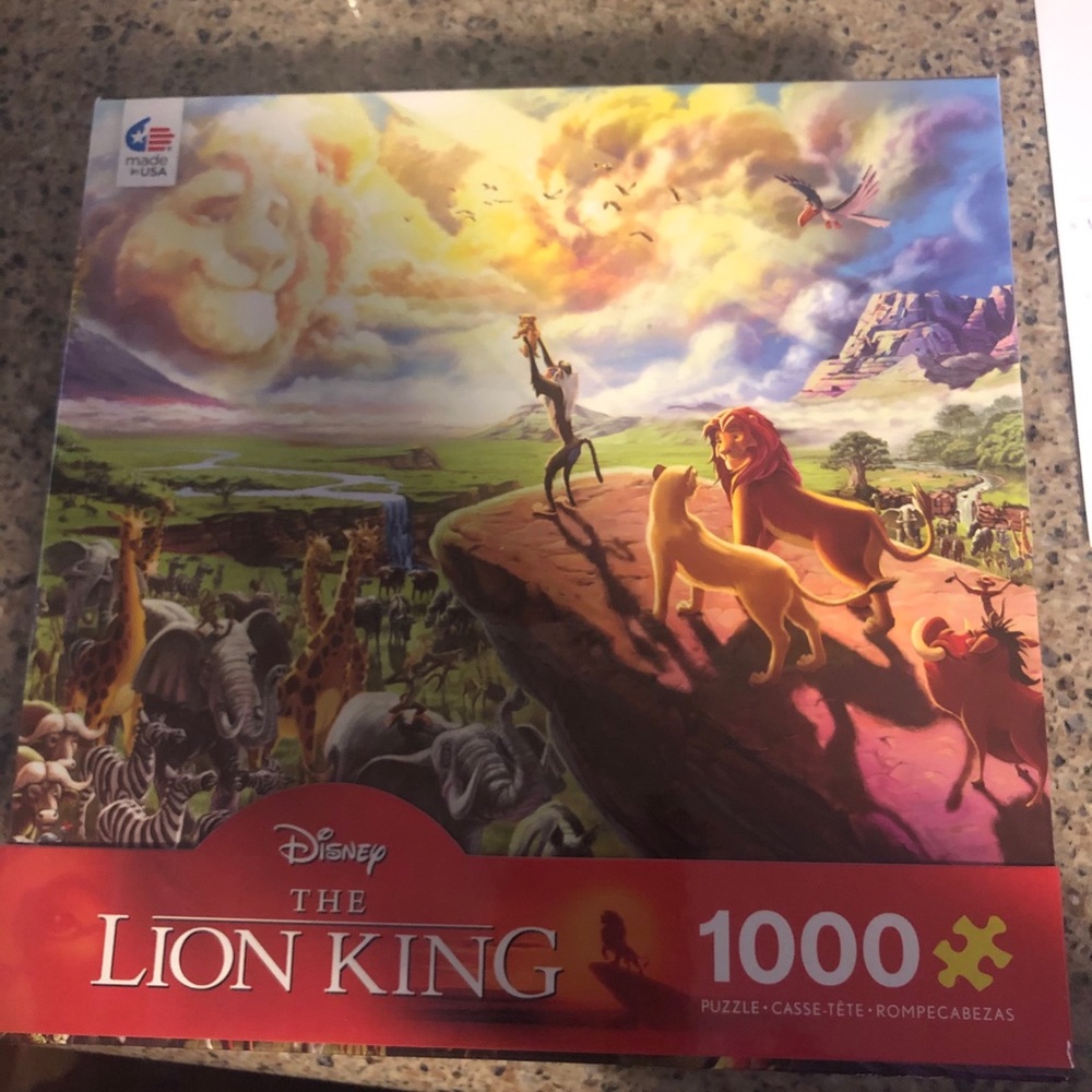 Lion king 1000 piece puzzle
